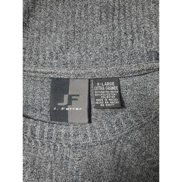 J. Ferrar gray short sleeve pullover shirt XL - Picture 6 of 6